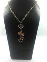 Marostica - corso Mazzini,30 - Halskette Nanis Dame Q-Ori in Gelbgold Diamante 0.12 Ct CS1-473 - CS1-473